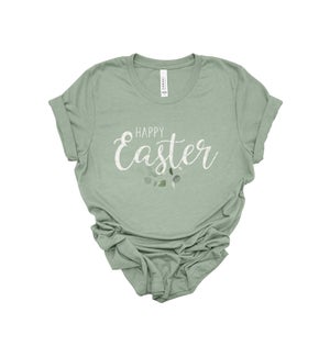 Happy Easter Greenery Tee